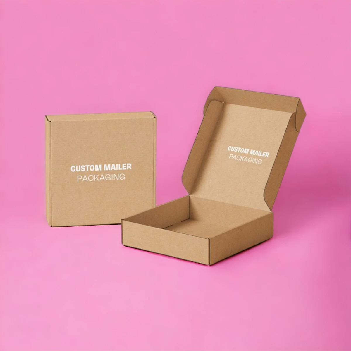 Kraft Mailer Boxes With Logo