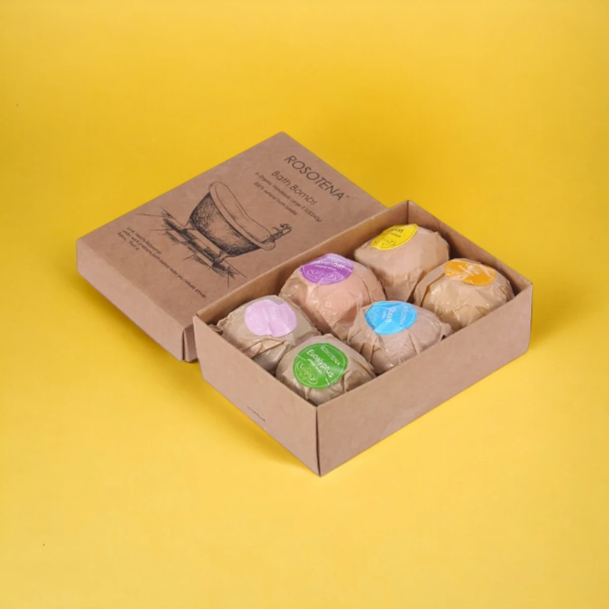 Custom Printed Bath Bomb Boxes